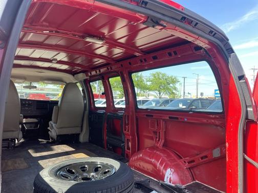 Victory Red 2011 Chevrolet Express 1500 Work Van