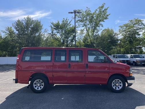 Victory Red 2011 Chevrolet Express 1500 Work Van