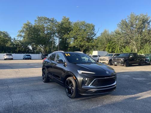 Ebony Twilight Metallic 2024 Buick Encore GX Sport Touring