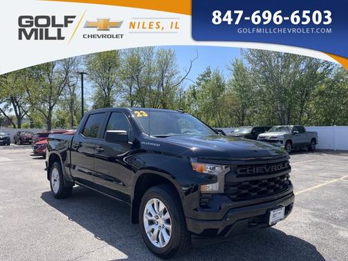 Black 2023 Chevrolet Silverado 1500 Custom