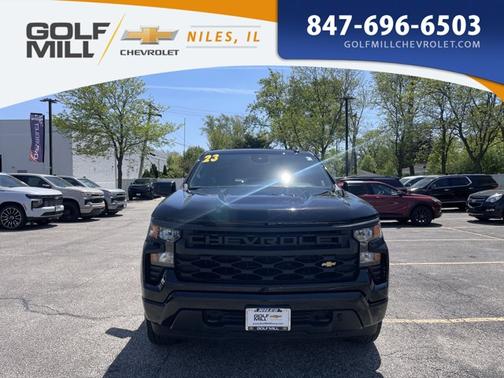Black 2023 Chevrolet Silverado 1500 Custom