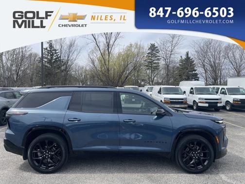 Lakeshore Blue Metallic 2025 Chevrolet Traverse RS