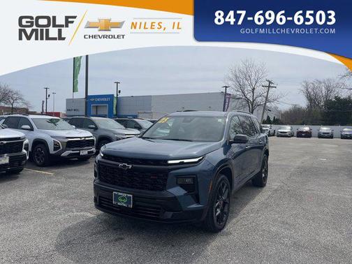 Lakeshore Blue Metallic 2025 Chevrolet Traverse RS