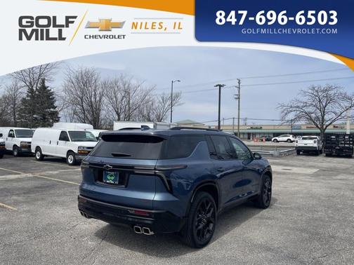 Lakeshore Blue Metallic 2025 Chevrolet Traverse RS