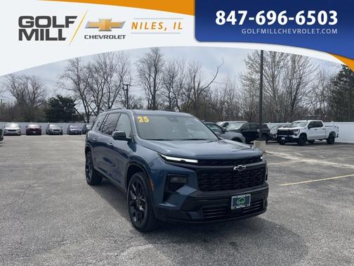 Lakeshore Blue Metallic 2025 Chevrolet Traverse RS