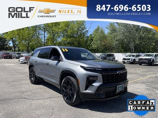 Sterling Grey Metallic 2025 Chevrolet Traverse RS