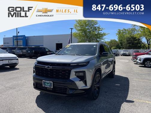 Sterling Grey Metallic 2025 Chevrolet Traverse RS