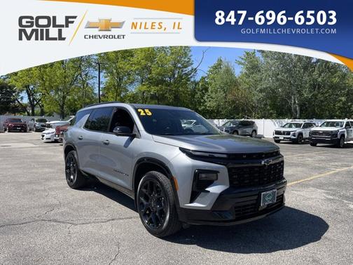 Sterling Grey Metallic 2025 Chevrolet Traverse RS