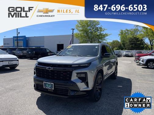 Sterling Grey Metallic 2025 Chevrolet Traverse RS