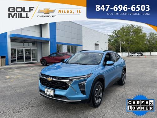 Marina Blue Metallic 2025 Chevrolet Trax LT