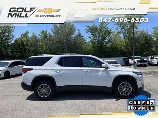 Summit White 2023 Chevrolet Traverse LT Cloth