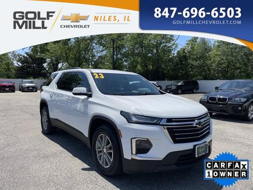 Summit White 2023 Chevrolet Traverse LT Cloth