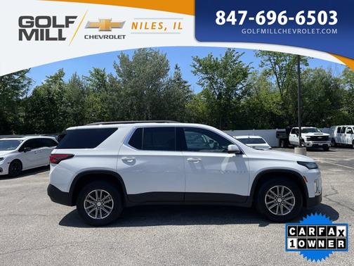 Summit White 2023 Chevrolet Traverse LT Cloth