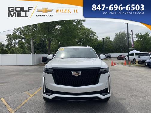 Crystal White Tricoat 2024 Cadillac Escalade Sport Platinum