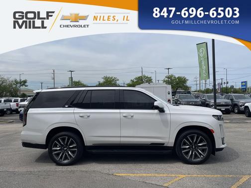Crystal White Tricoat 2024 Cadillac Escalade Sport Platinum