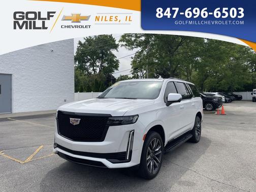 Crystal White Tricoat 2024 Cadillac Escalade Sport Platinum