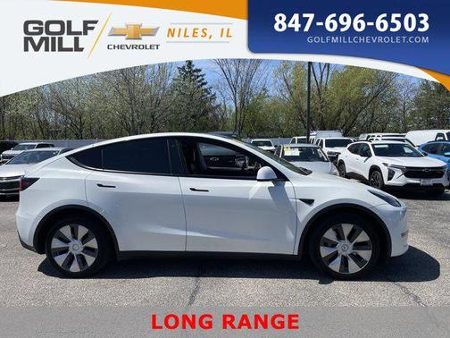 Pearl White Multi-Coat 2021 Tesla Model Y Long Range Dual Motor All-Wheel Drive