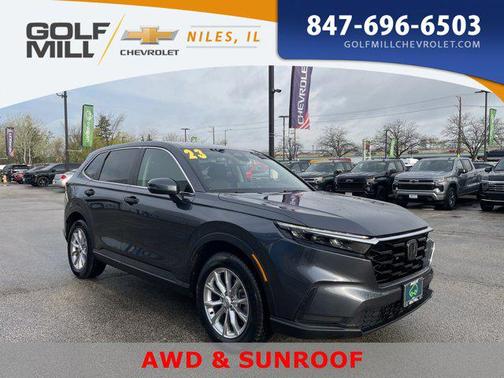 Gray 2023 Honda CR-V EX AWD