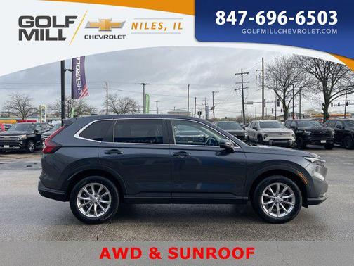 Gray 2023 Honda CR-V EX AWD