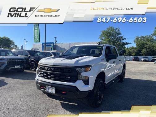 Summit White 2026 Chevrolet Silverado 1500 Custom Trail Boss