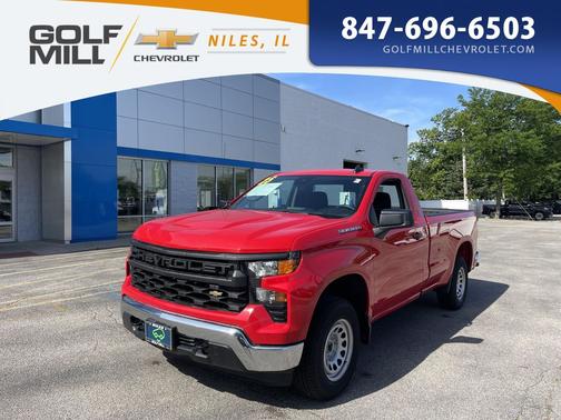 Red Hot 2025 Chevrolet Silverado 1500 WT