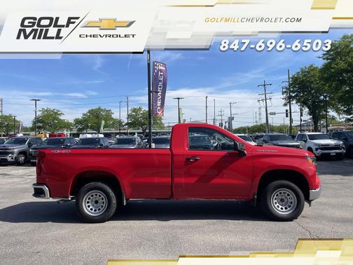 Red Hot 2025 Chevrolet Silverado 1500 WT