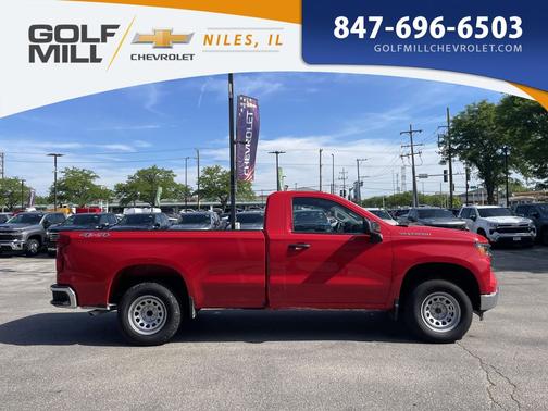 Red Hot 2025 Chevrolet Silverado 1500 WT