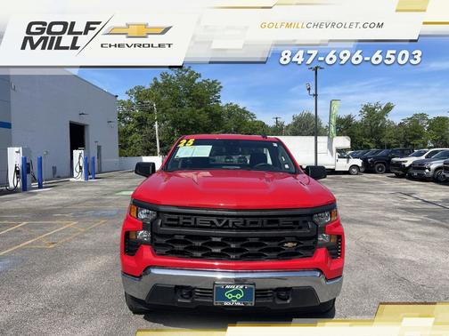 Red Hot 2025 Chevrolet Silverado 1500 WT
