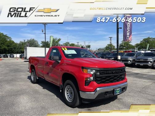 Red Hot 2025 Chevrolet Silverado 1500 WT