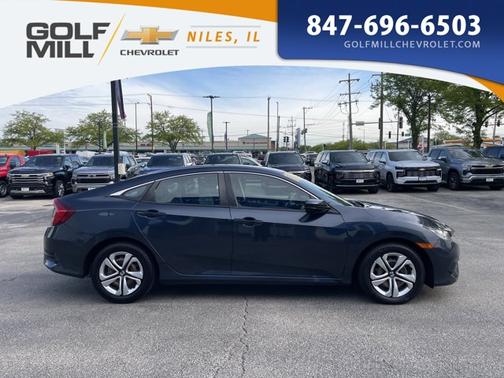 Blue 2018 Honda Civic LX