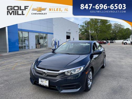 Blue 2018 Honda Civic LX