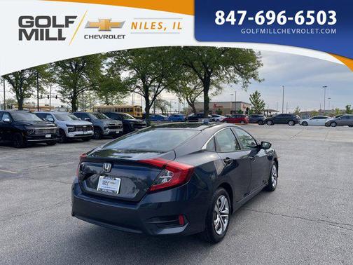 Blue 2018 Honda Civic LX