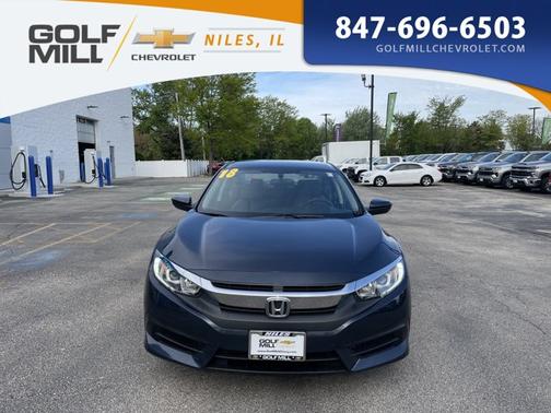 Blue 2018 Honda Civic LX