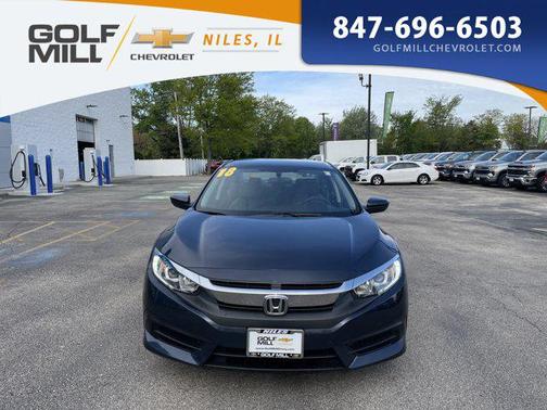 Blue 2018 Honda Civic LX