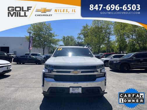 Summit White 2020 Chevrolet Silverado 1500 LT