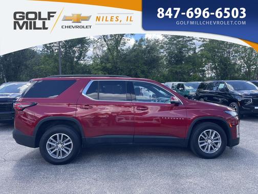 Radiant Red Tintcoat 2023 Chevrolet Traverse LT Cloth