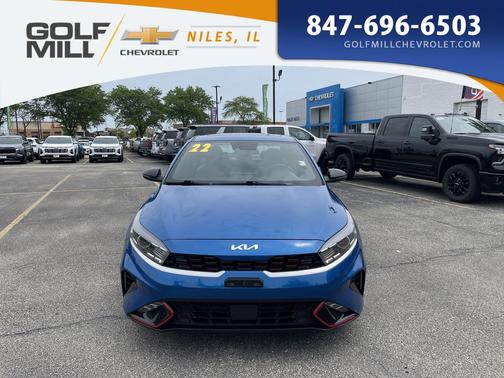 Sporty Blue 2022 Kia Forte GT-Line