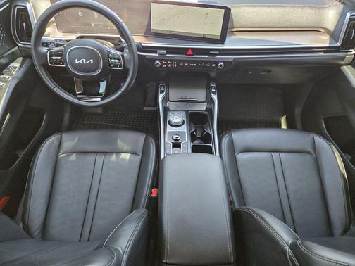 Aurora Black Pearl 2025 Kia Sorento Hybrid EX