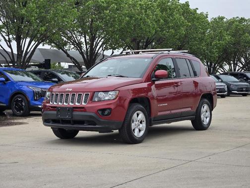 Deep Cherry Red Crystal Pearlcoat 2017 Jeep Compass Latitude