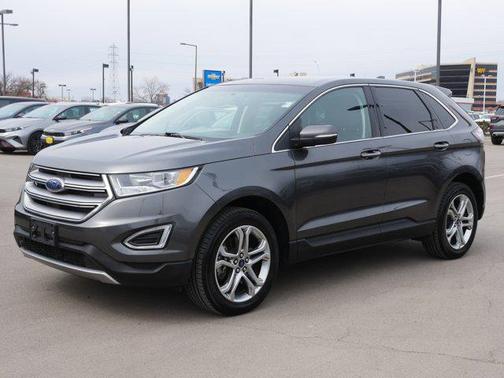Magnetic Metallic 2017 Ford Edge Titanium