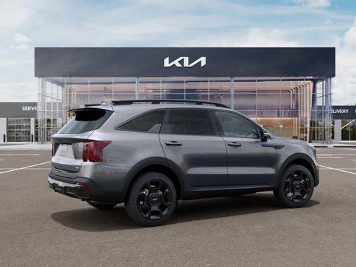 Steel Gray 2026 Kia Sorento Hybrid SX Prestige