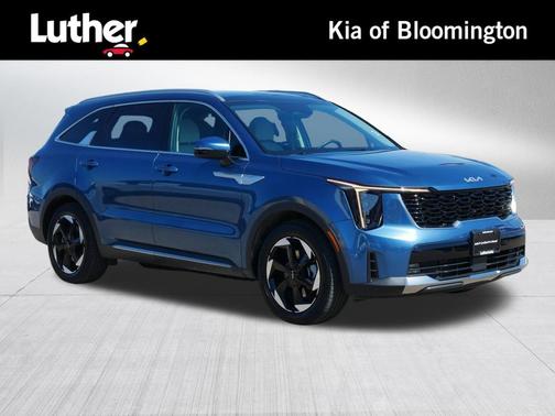 Mineral Blue 2025 Kia Sorento Hybrid EX