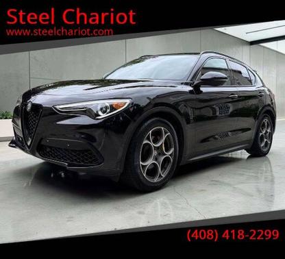 Vulcano Black Metallic 2018 Alfa Romeo Stelvio Sport