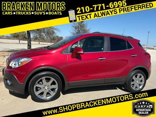 Burgundy 2014 Buick Encore Leather