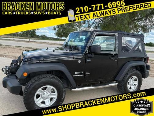 Black 2010 Jeep Wrangler Sport