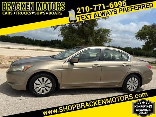 Gold 2008 Honda Accord 2.4 LX