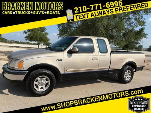 Beige 1997 Ford F-150 Lariat SuperCab