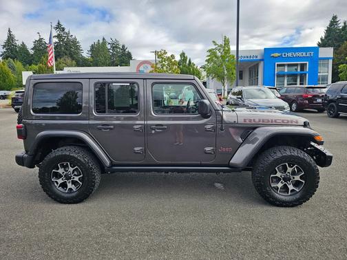 Granite Crystal Metallic Clearcoat 2018 Jeep Wrangler Unlimited Rubicon