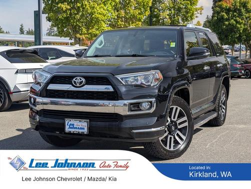Midnight Black Metallic 2017 Toyota 4Runner Limited