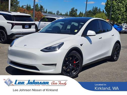 Pearl White Multi 2022 Tesla Model Y Performance